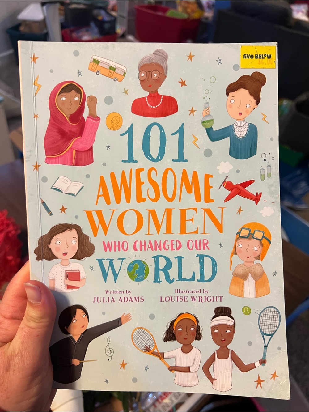 101 Awesome Women Who Changed Our World - Illustrated Kids Book - Light Blue
